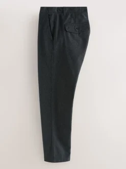 Next Gris foncé - Pantalon Heritage riche en coton Online
