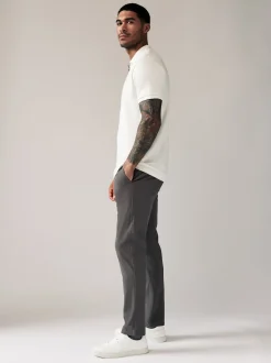 Next - Slim Fit (Slim Fit) - Pantalon chino stretch Gris foncé Hot
