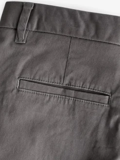 Next - Slim Fit (Slim Fit) - Pantalon chino stretch Gris foncé Hot