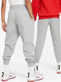 Nike Gris foncé chiné - Pantalon de jogging Club en polaire Clearance