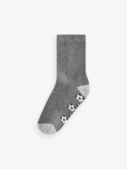 Next Gris Football - Paquet de chaussettes rembourrées en coton riche 7 Discount