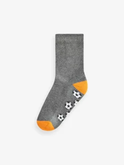Next Gris Football - Paquet de chaussettes rembourrées en coton riche 7 Discount