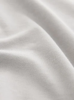 Next - Ajustement régulier - T-shirt épais Gris glace Outlet