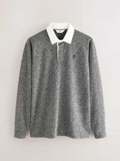 Next - Maillot de rugby Gris Herringbone Clearance