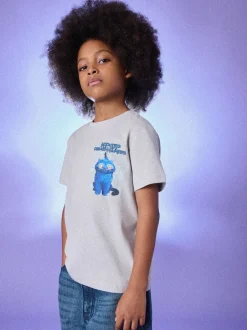 Next Gris imprimé à l'arrière - T-shirt KPOP Demon Hunters (6-16ans) Online