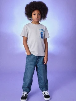 Next Gris imprimé à l'arrière - T-shirt KPOP Demon Hunters (6-16ans) Online