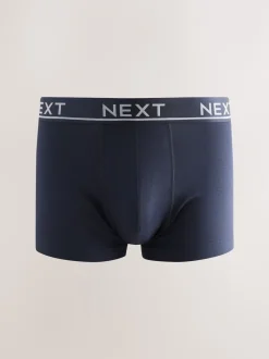 Next - Boxers hipsters riches en coton mélangé Gris noyau/vert Hot