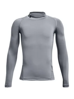 Under Armour Gris nuage - T-shirt Heat Geat à manches longues à col fictif Outlet
