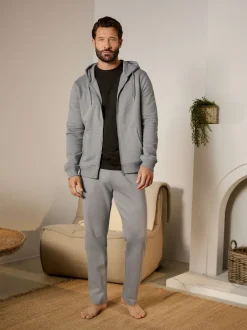 Next - Jogging ouvert lourd à dos brosse Gris pâle Sale