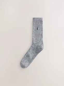 Next Gris torsadé - Lot de chaussettes épaisses brodées 4 Sale