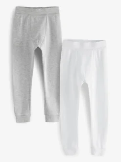 Next - Lot de 2 leggings thermiques (2-16ans) Gris/Blanc Discount