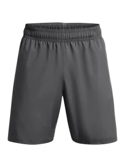 Under Armour Gris/Blanc - Short tissé Tech New