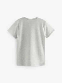Next Gris/Blanc - T-shirt Thermal Manches courtes 2 Pack (2-16ans) Outlet