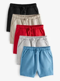 Next Gris/bleu marine Bleu/Rouge - Short en jersey 5 Pack (3mois-7ans) Online