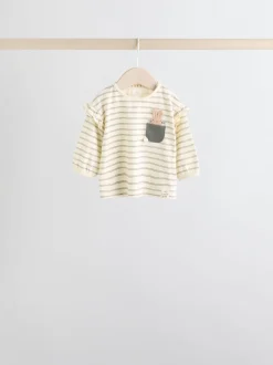 Next - Ensemble haut à manches longues et leggings 6 pièces (0mois-3ans) Gris/Crème Character Outlet