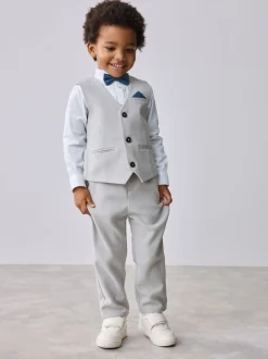 Baker by Ted Baker Gris/Marine - Ensemble Gilet Chemises et Pantalons Online