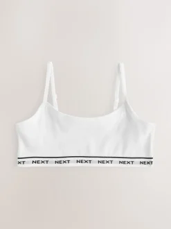 Next Gris/noir/blanc - Strappy Raccourci Hauts 3 Lot (5-16ans) Outlet