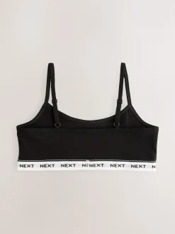 Next Gris/noir/blanc - Strappy Raccourci Hauts 3 Lot (5-16ans) Outlet