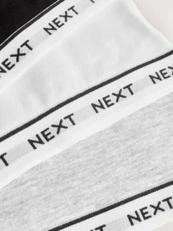 Next Gris/noir/blanc - Strappy Raccourci Hauts 3 Lot (5-16ans) Outlet