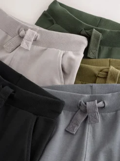 Next - Lot de 5 joggings (3mois-7ans) Gris/Noir/Vert Sale