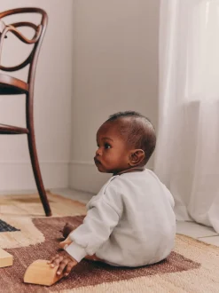 Next Gris/rouille - Ensemble sweat et pantalon de jogging bébé (0mois à2ans) Clearance