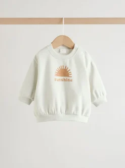 Next Gris/rouille - Ensemble sweat et pantalon de jogging bébé (0mois à2ans) Clearance
