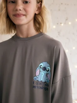 Next Gris/Violet - Lilo & Stitch Nighties 2 Pack (3-14ans) Sale