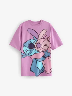Next Gris/Violet - Lilo & Stitch Nighties 2 Pack (3-14ans) Sale