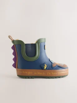 Next Gruffalo bleu marine - Bottines en caoutchouc avec doublure chaude New