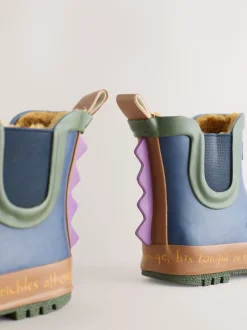 Next Gruffalo bleu marine - Bottines en caoutchouc avec doublure chaude New