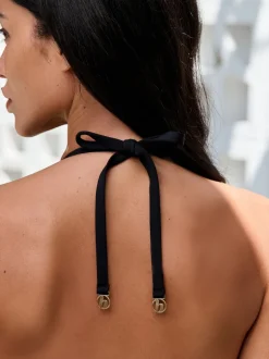 B by Ted Baker Haut de bikini triangle Koi noir Discount