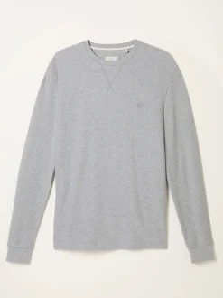 Fat Face Haut de pyjama FatFace gaufré à Col rond New