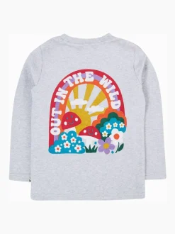Frugi Haut imprimé Adventure gris Clearance