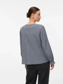 Mamalicious Haut à carreaux d’allaitement