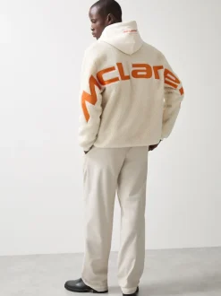 Reiss Hors blanc - Veste en polaire brodée Snoop McLaren F™ Team coupe unisexe1 Outlet