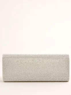 Lipsy - Pochette Hotfix Argent Discount