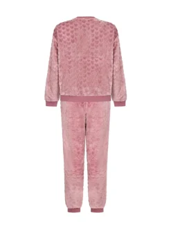 Hunkemoller pyjama violet en polaire cœur Online