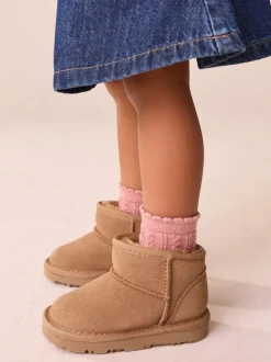 Next Hydrofuge marron bronzé - Bottes à enfiler en daim Online