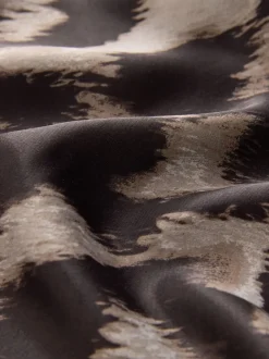 Next Impression animale brune - Jupe Midi Satin