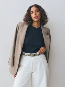 Next - Ceinture régulière en PU Impression de serpent Hot