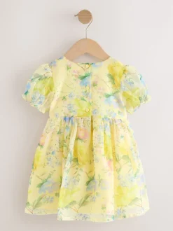Next Impression florale jaune - Robe corsage à fleurs (3mois-8ans) Discount