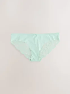 Next Impression florale noire - No VPL Lace Back Briefs 5 Pack Brésilien