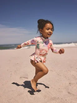 Next Impression florale rose - Ensemble de natation Sunsafe (3mths-7yrs) Sale