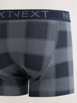 Next - Boxers avec ouverture sur le devant Imprimé à Carreaux Multicolore Hot