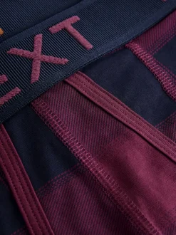 Next - Boxers avec ouverture sur le devant Imprimé à Carreaux Multicolore Hot