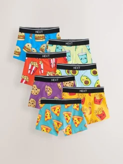 Next Imprimé alimentaire - Lot de 7 boxers (1.5-16ans) New