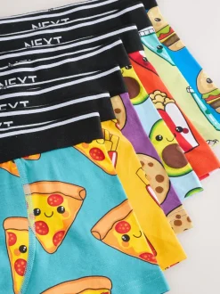 Next Imprimé alimentaire - Lot de 7 boxers (1.5-16ans) New