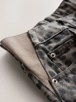 Next Imprimé animal - Jean de grossesse Barrel Denim