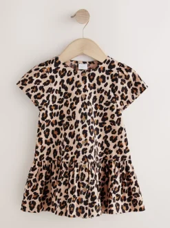 Next Imprimé animal - Robe en coton à manches courtes (3mois8ans) Outlet