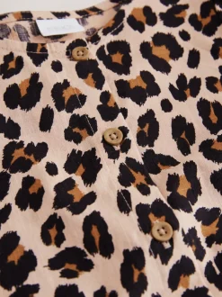 Next Imprimé animal - Robe en coton à manches courtes (3mois8ans) Outlet